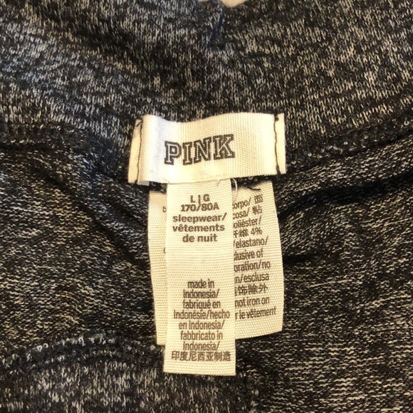 Pink Victoria’s Secret gray sleepwear shorts - Picture 4 of 6